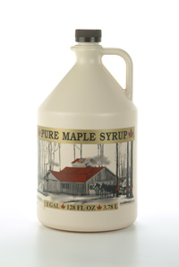128 FL. OZ. Grade B Pure Maple Syrup in Plastic Jug